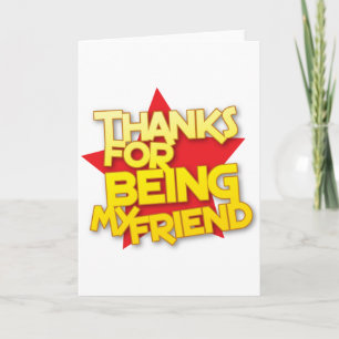 merci pour être mon ami