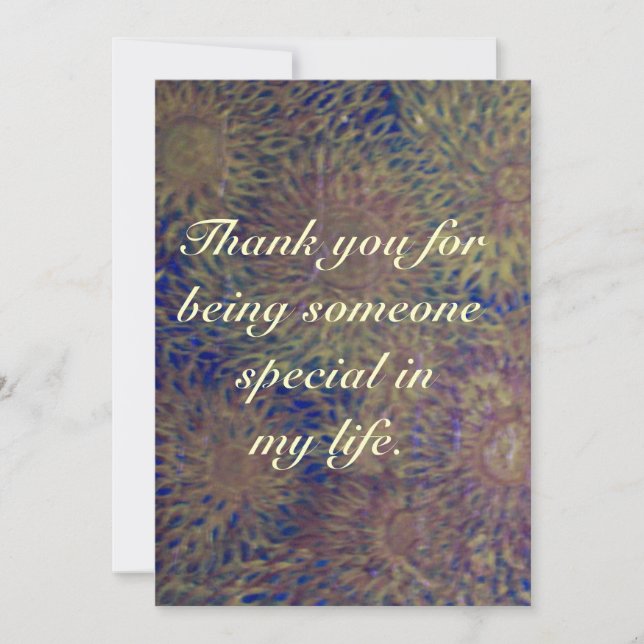 Merci pour être spécial (Devant)