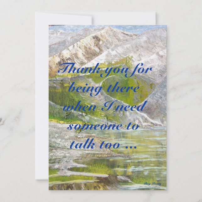 Merci pour être un ami (Devant)