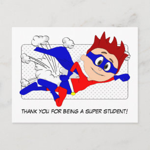 Merci pour être un super étudiant carte postale