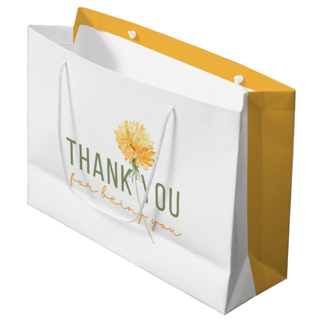 Merci Pour Être Vous Sac Cadeau (Devant Angle)