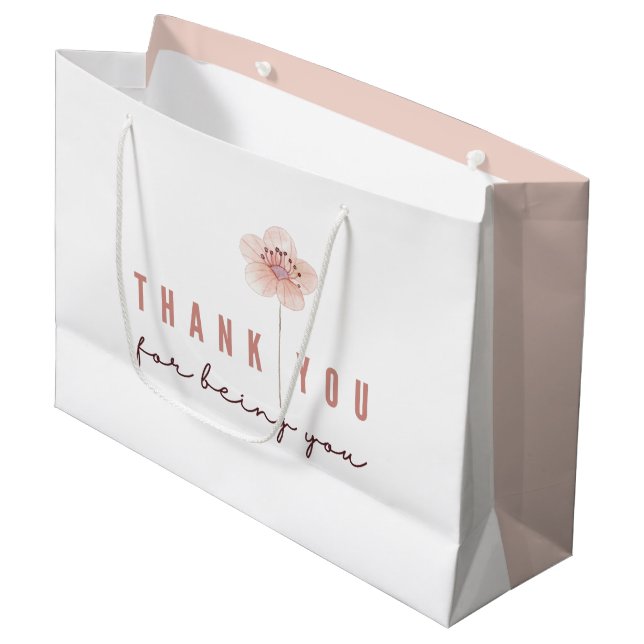Merci Pour Être Vous Sac Cadeau (Devant Angle)