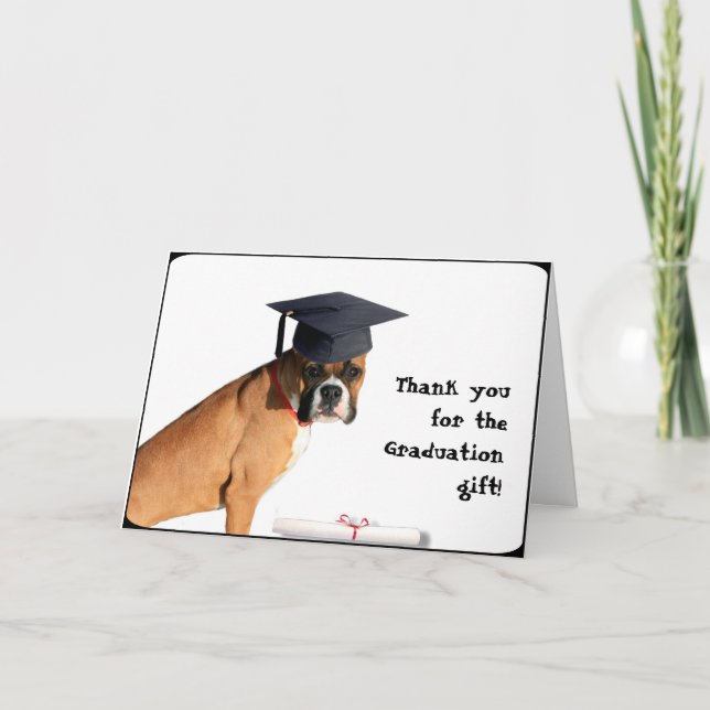 Merci pour la carte cadeau de remise de diplôme (Devant)
