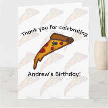Merci pour la fête de pizza