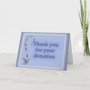 Merci pour le don, Sophisticted Blue Floral