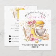 Merci Pour Le Soutien De Mon Petit Carte de visite
