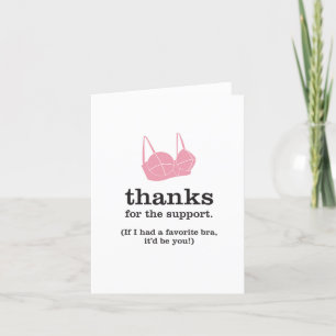 Merci pour le support / Fave Bra Funny
