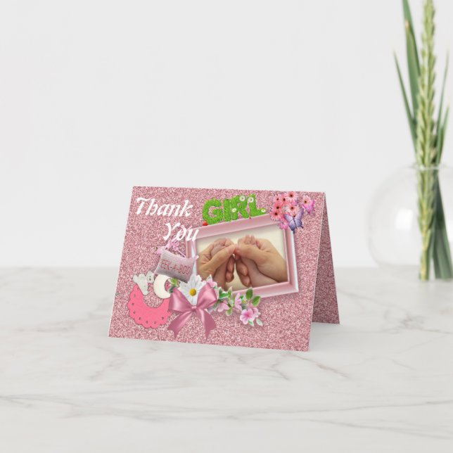 Merci pour les cadeaux Baby showers (Devant)