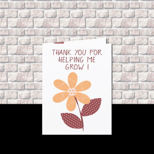Merci pour m'aider à développer la carte d'enseign