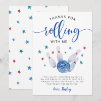 Merci pour mon anniversaire Bowling Blue pour avoi