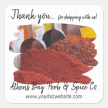 Merci pour Shopping avec nous Étiquette d'affaires