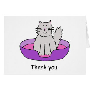 Merci pour s'occuper du chat