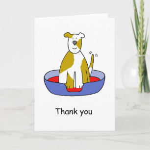 Merci pour s'occuper du chien
