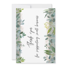 Merci pour soutenir les petites entreprises 