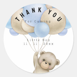 Merci Pour Sticker À Balloon En Teddy