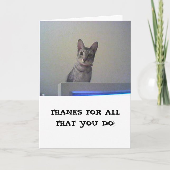 Merci pour tout ce que vous faites ! (Devant)