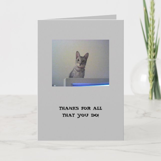 Merci pour tout ce que vous faites ! carte de reme (Devant)