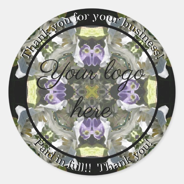 Merci pour vos autocollants d'entreprise (Devant)