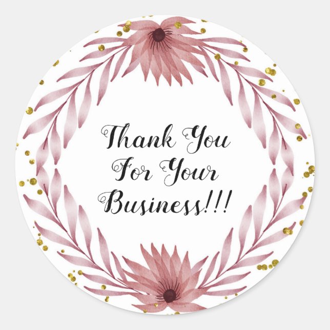 MERCI POUR VOS BUSINESS STICKERS ! ! (Devant)