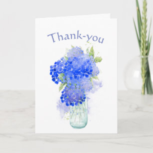 Merci pour vos fleurs bleues faites sur commande
