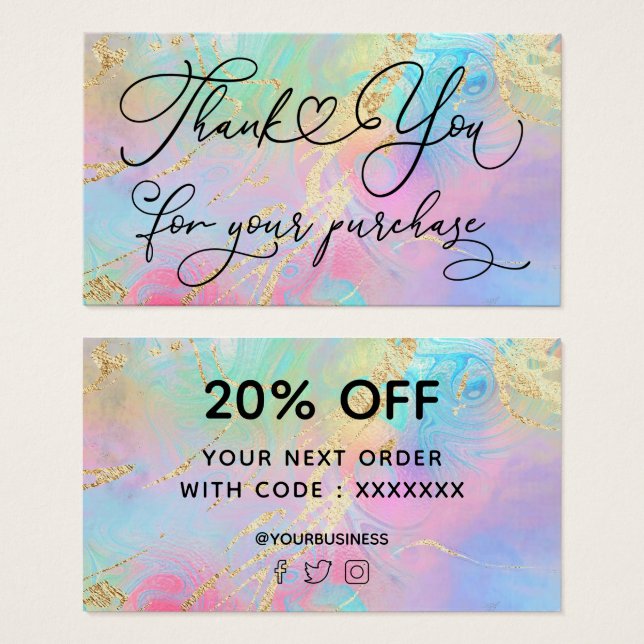 merci pour votre achat de marbre fluide (Devant & derrière)