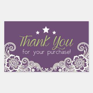 Merci pour votre autocollant d'achat