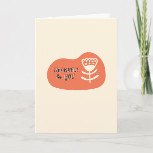 Merci pour votre carte