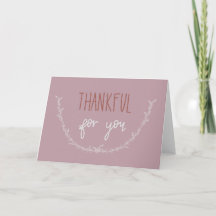 Merci pour votre carte