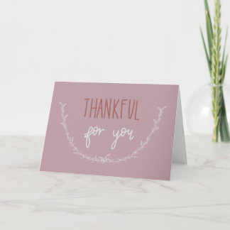 Merci pour votre carte