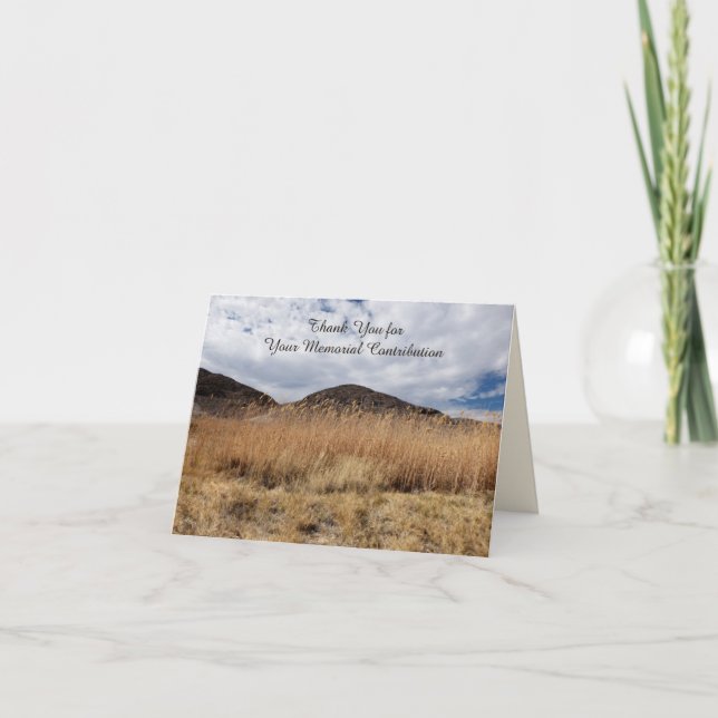 Merci pour votre carte de note de contribution Mem (Devant)