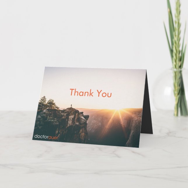 Merci pour votre carte de référence (Devant)