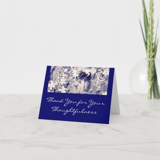 Merci pour votre carte de remerciements de ~ (Devant)