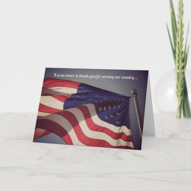 Merci Pour Votre Carte De Voeux Militaires (Devant)