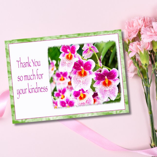 Merci Pour Votre Carte D'Orchidées Tropicales (Créateur téléchargé)