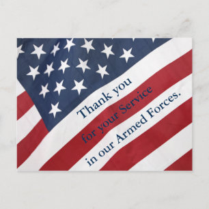Merci pour votre carte postale Forces armées de se