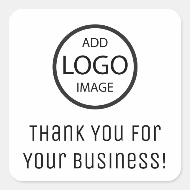 Merci pour votre entreprise | Sticker de société (Devant)