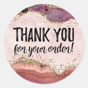 Merci pour votre étiquette de commande