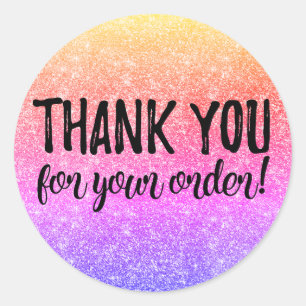 Merci pour votre étiquette de commande