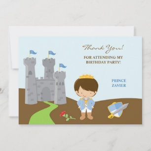 Merci Prince Flat Card