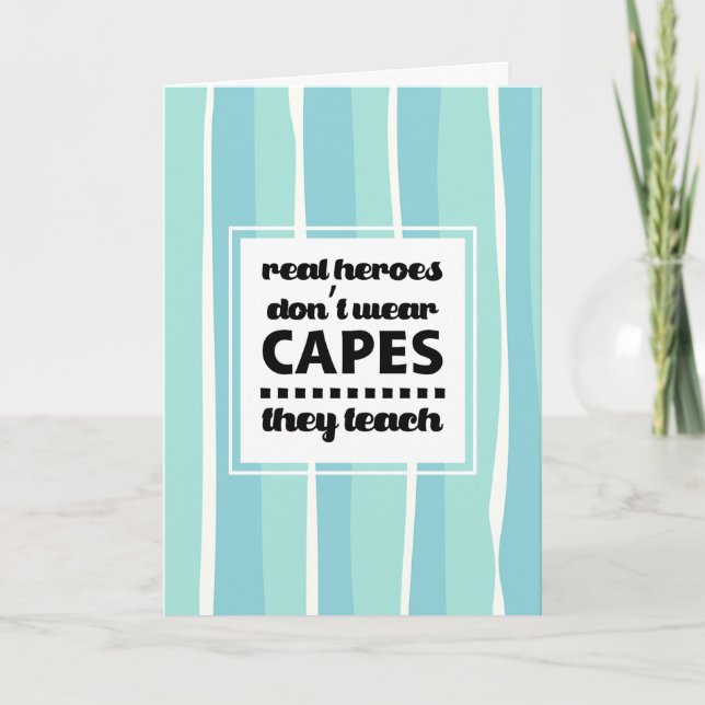 Merci, professeur. Devis | Carte typographique (Devant)
