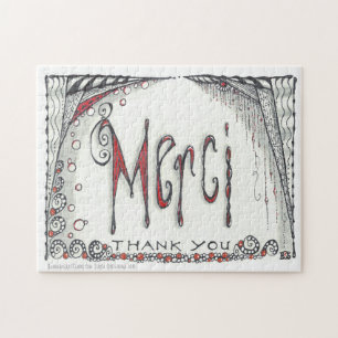 "Merci - puzzle 8x10 ou 11x14 de Merci"