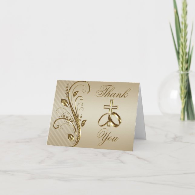 Merci religieux du 50e anniversaire du Mariage (Devant)