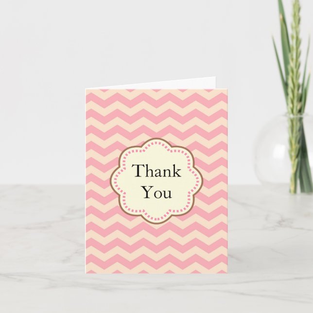Merci rose Chevron (Devant)