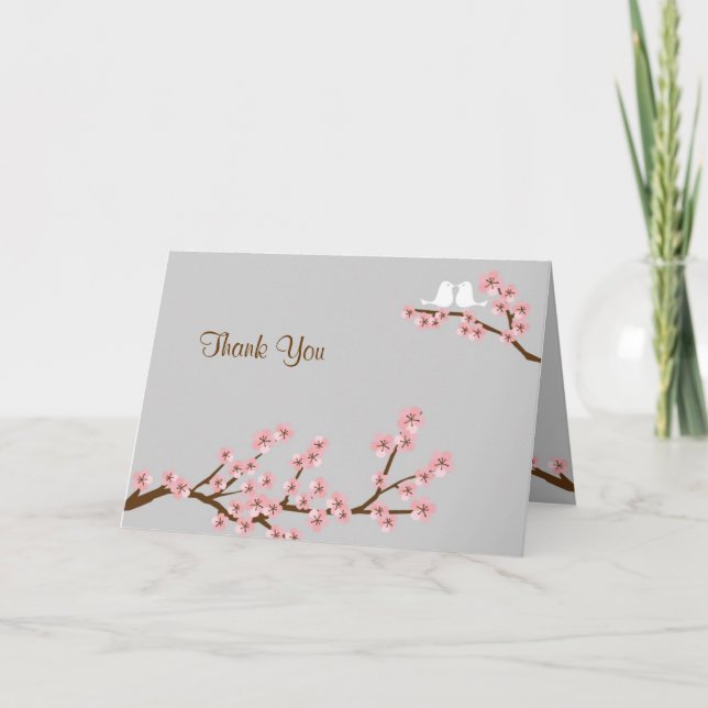 Merci rose et gris de ressort de fleurs de (Devant)