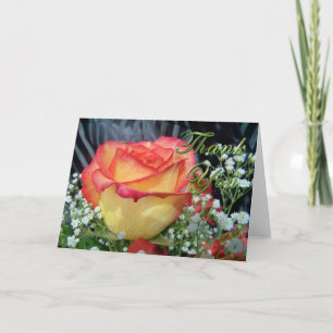 Merci rose et souffle bicolores de bébé