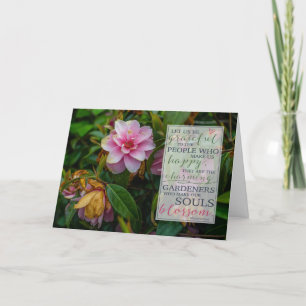 Merci   Rose irlandais   Carte de devis
