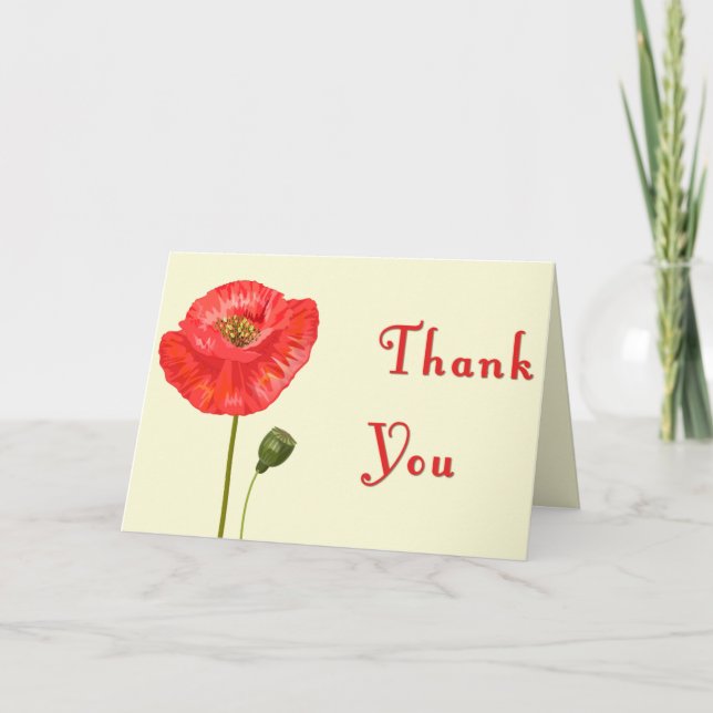 Merci rouge à fleurs (Devant)