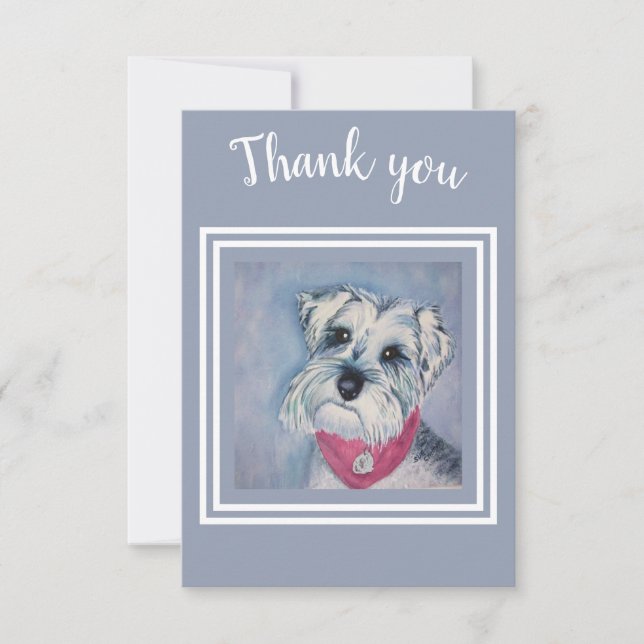 Merci Schnauzer sucré (Devant)
