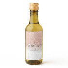 Merci script marbre rose or parties scintillant om