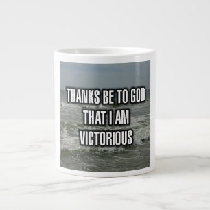 Merci Sois À Dieu Que Je Suis Victorieux Mug